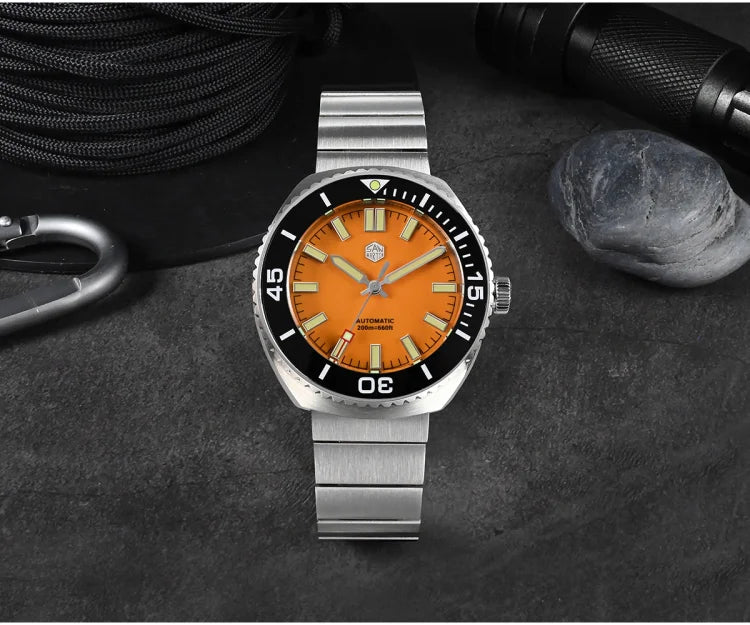 San Martin 40.5mm Men Watches Retro Dive Watch SN045