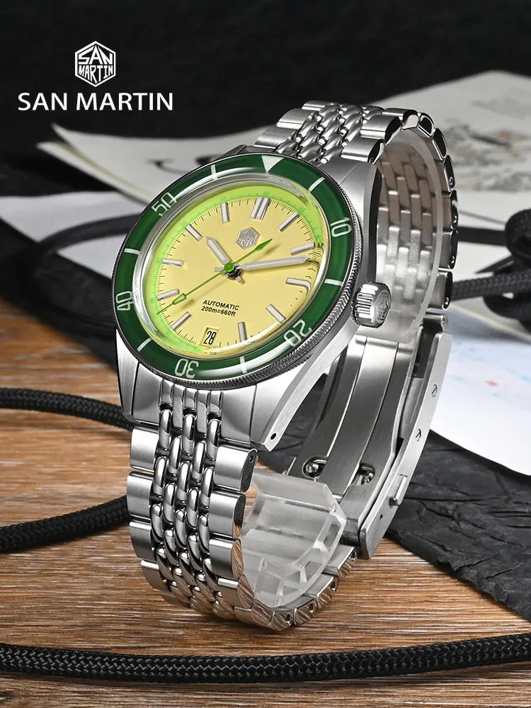 San Martin 39.5mm Summer Dive Watch Fun Fruit Series Watches SN0116