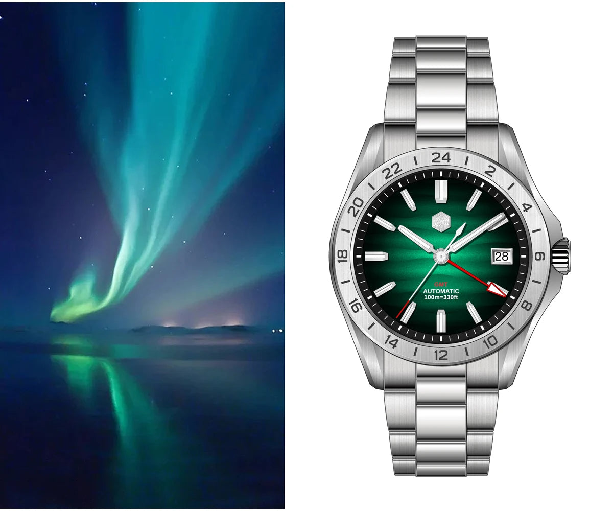 San Martin  New NH34 39mm GMT Watch SN0129