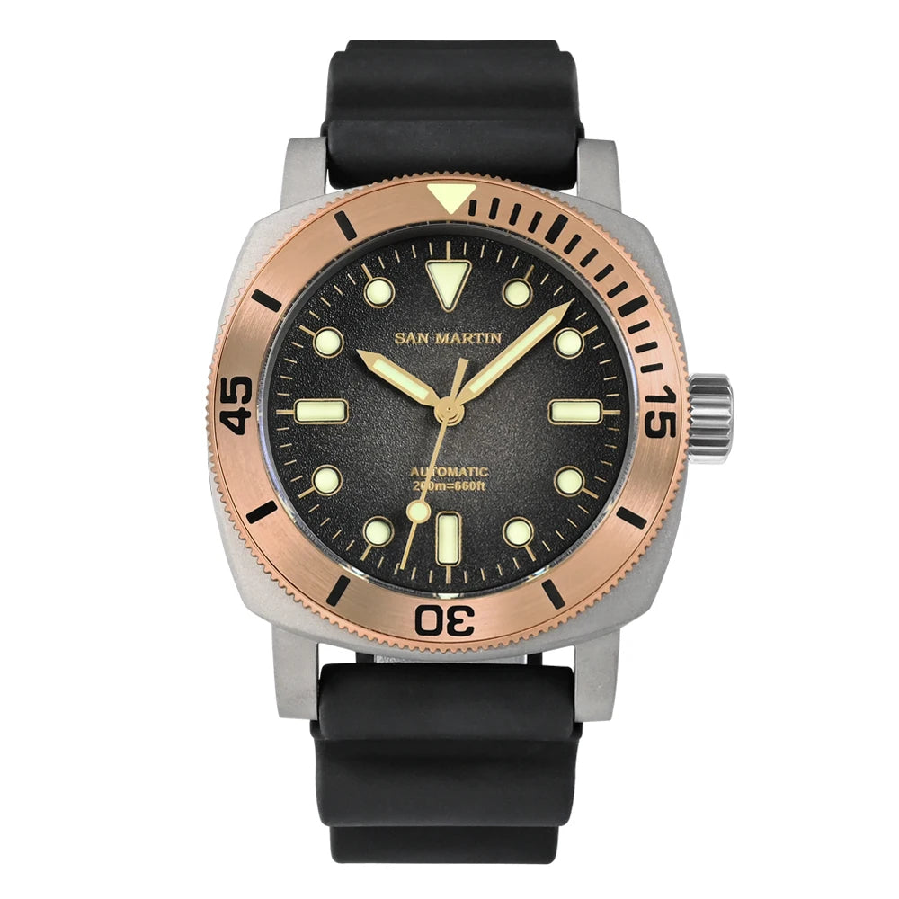 San Martin 42mm NH35 Titanium Diver Watch SN0125T