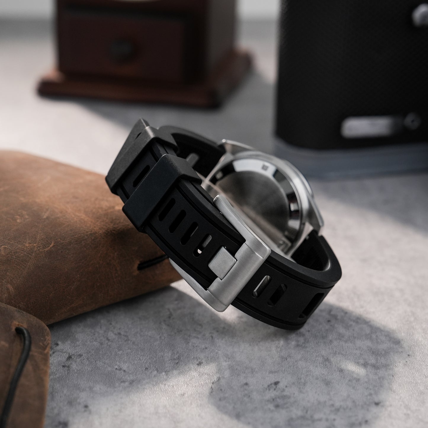 FKM Premium Grade Rubber Dive Watchband Strap WDSFKM01