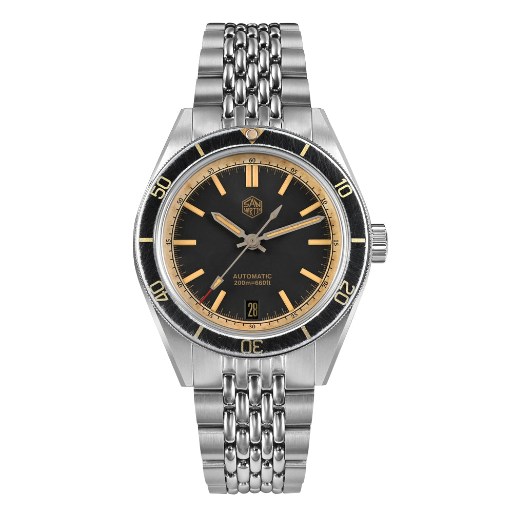 ★EU warehouse★San Martin Vintage Style NH35 Men Watch SN0116B