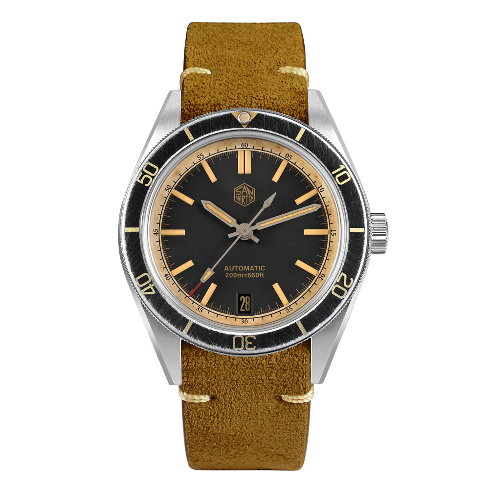 ★EU warehouse★San Martin Vintage Style NH35 Men Watch SN0116B