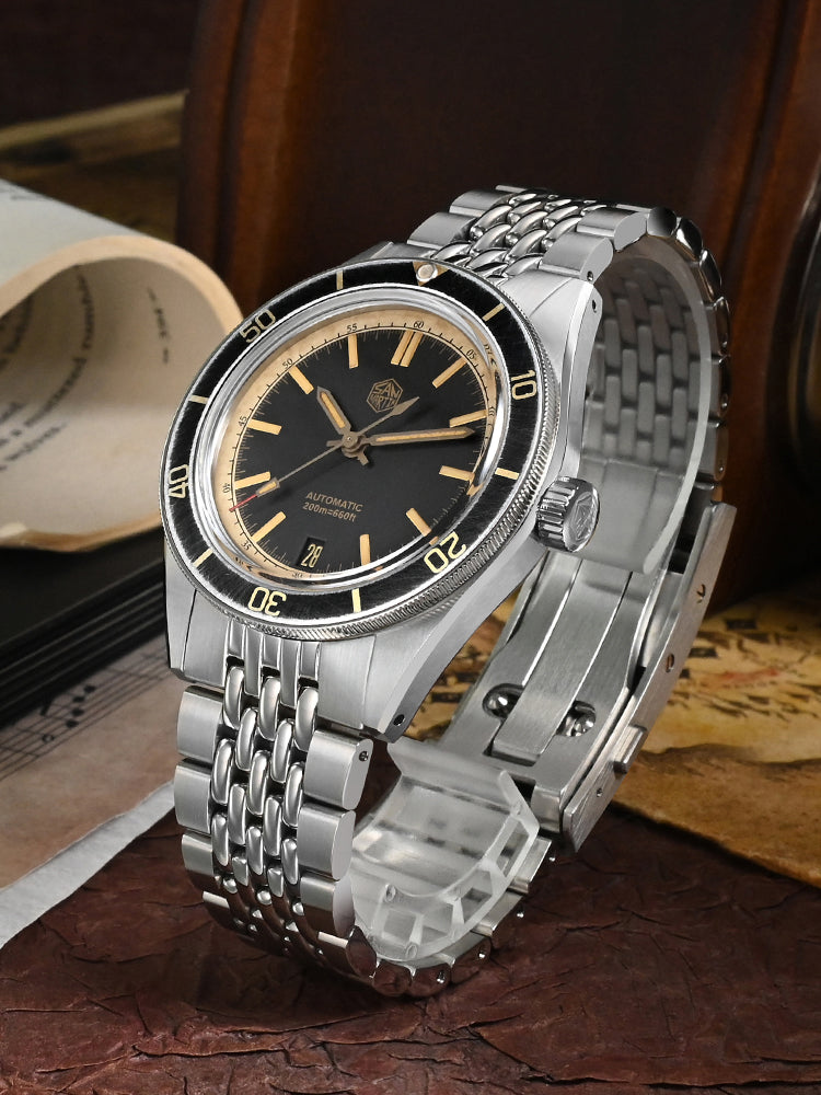 ★EU warehouse★San Martin Vintage Style NH35 Men Watch SN0116B