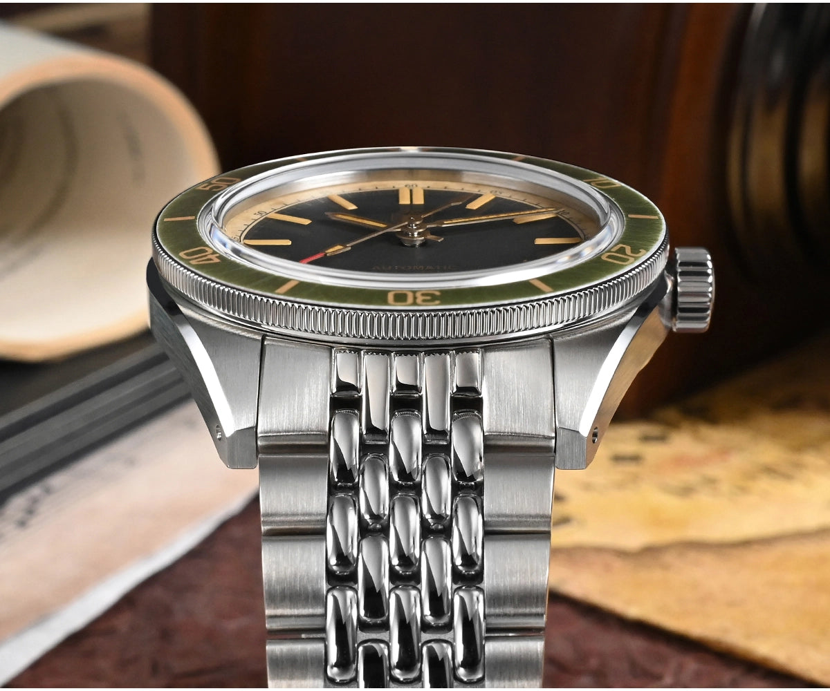 ★EU warehouse★San Martin Vintage Style NH35 Men Watch SN0116B