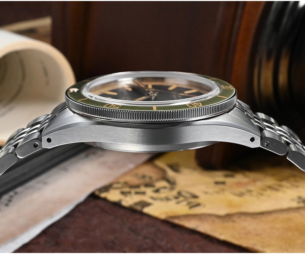 ★EU warehouse★San Martin Vintage Style NH35 Men Watch SN0116B