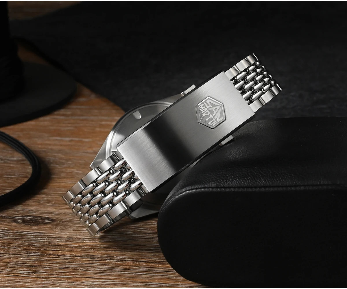 ★EU warehouse★San Martin Vintage Style NH35 Men Watch SN0116B