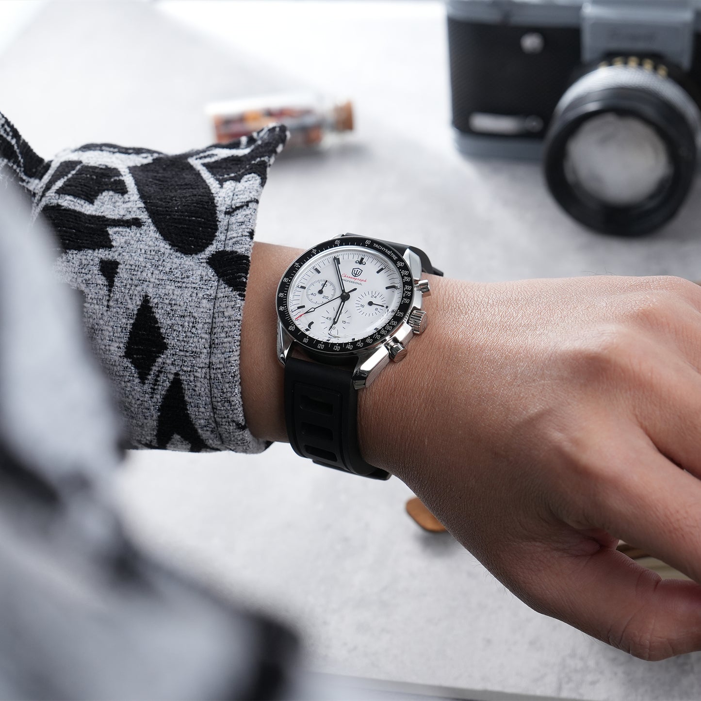 FKM Premium Grade Rubber Dive Watchband Strap WDSFKM01