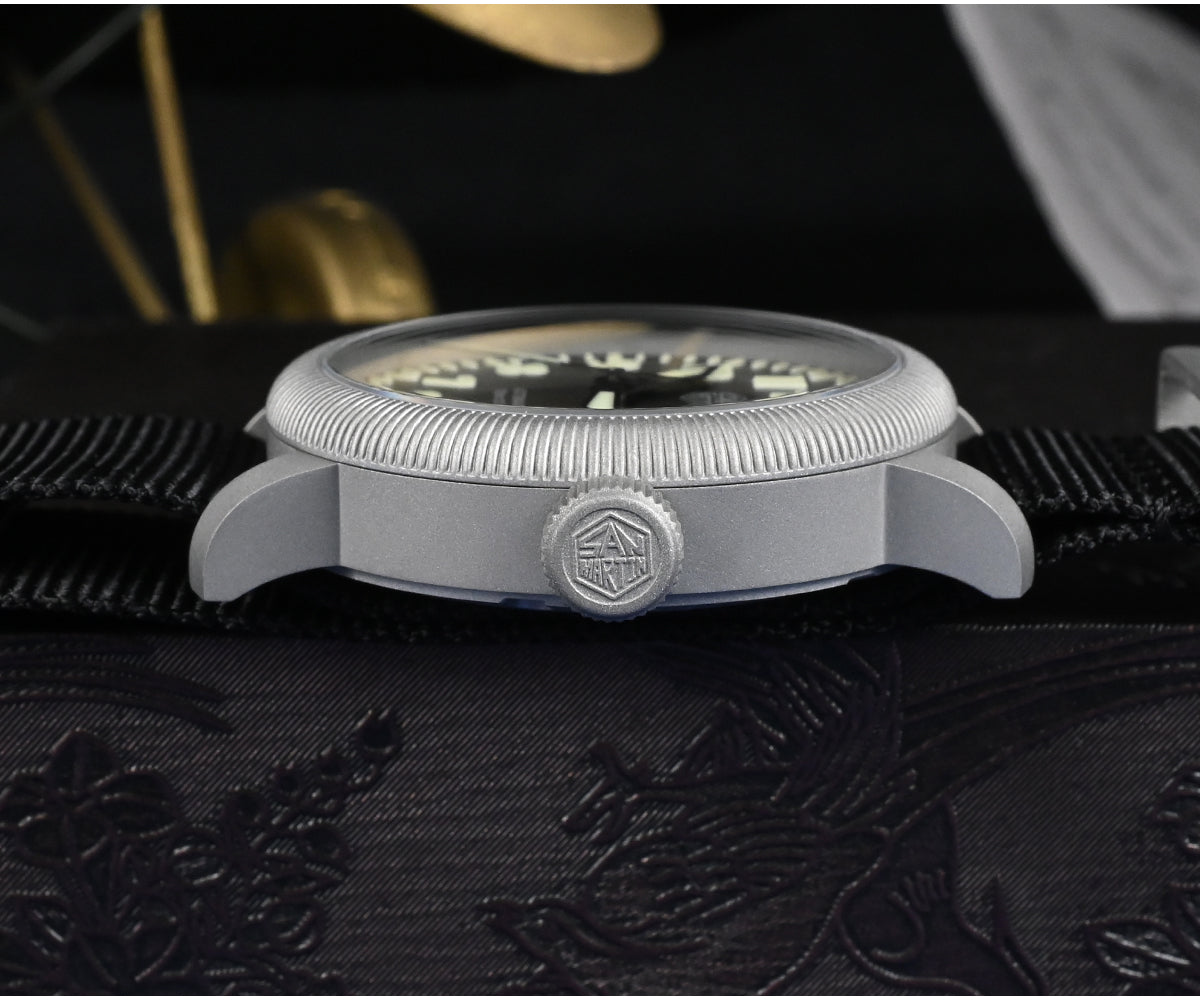 San Martin 40mm Retro Pilot YN55 Automatic Mechanical Watch SN0143