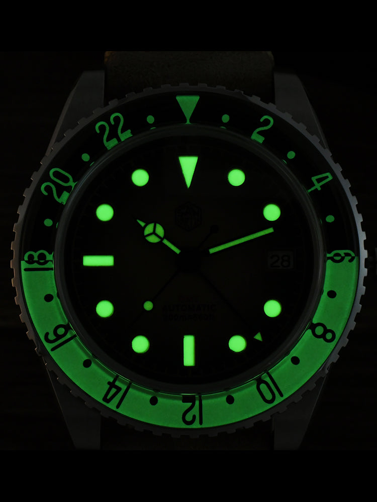 San Martin 40mm Retro NH34 GMT Watch SN0134