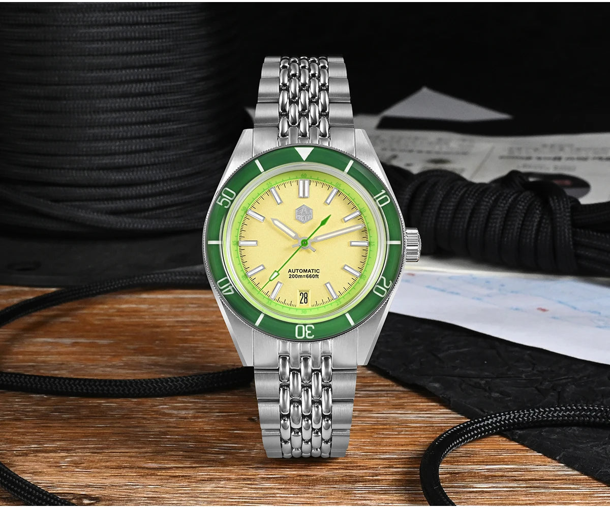San Martin 39.5mm Summer Dive Watch Fun Fruit Series Watches SN0116