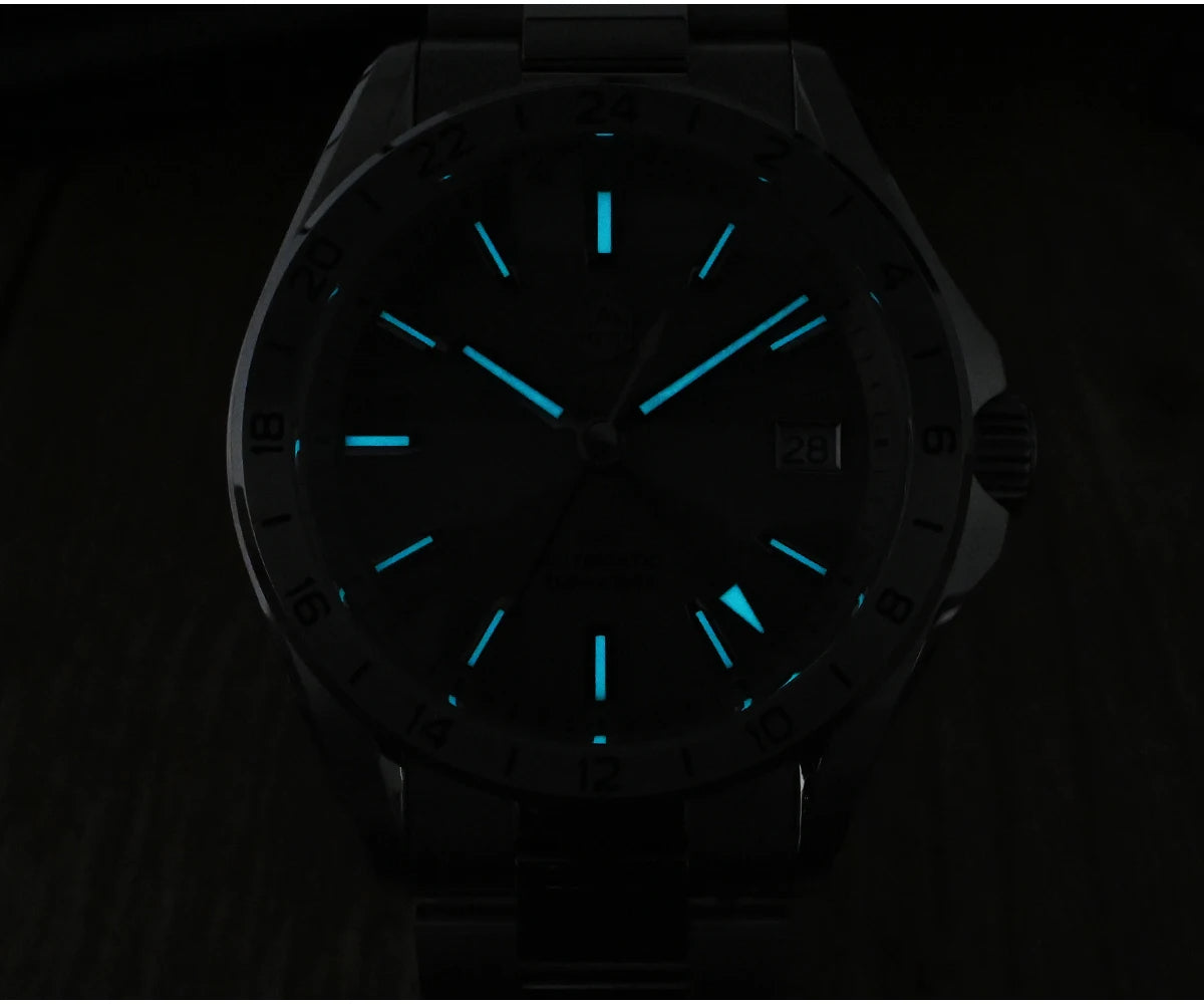 San Martin  New NH34 39mm GMT Watch SN0129