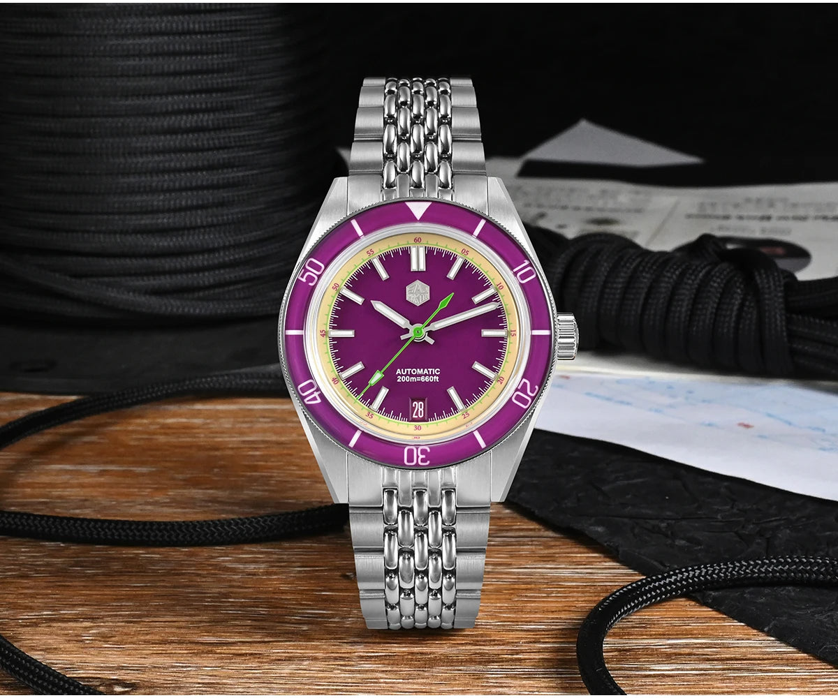San Martin 39.5mm Summer Dive Watch Fun Fruit Series Watches SN0116