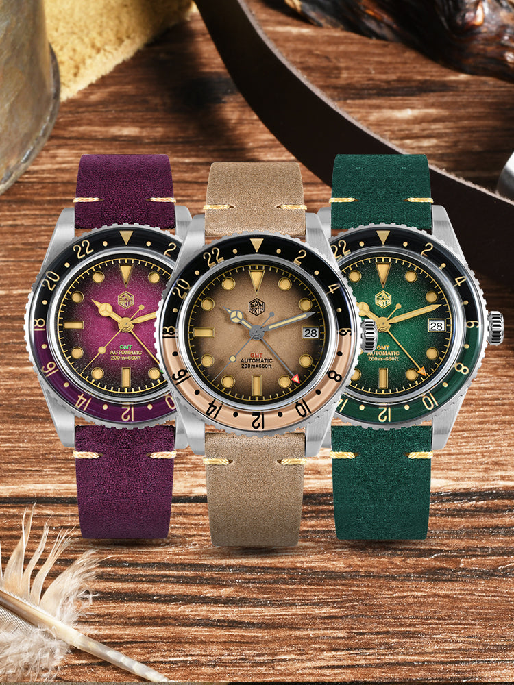 San Martin 40mm Retro NH34 GMT Watch SN0134