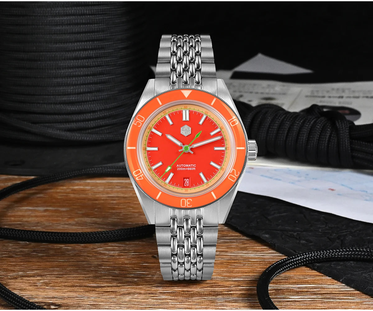 San Martin 39.5mm Summer Dive Watch Fun Fruit Series Watches SN0116
