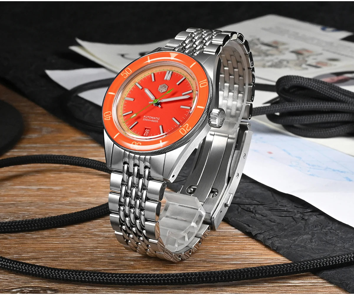 San Martin 39.5mm Summer Dive Watch Fun Fruit Series Watches SN0116