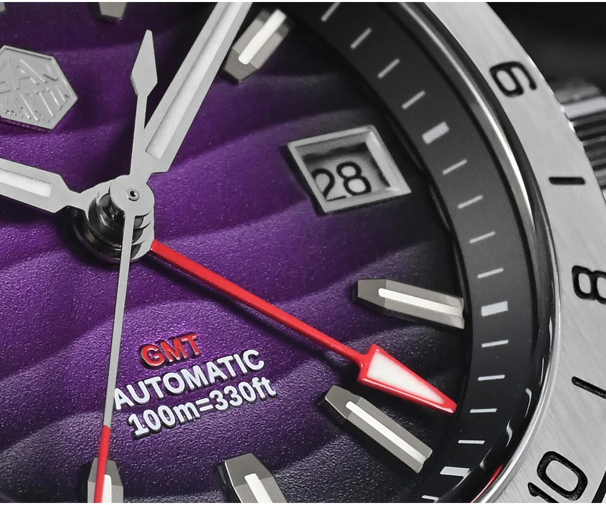 San Martin  New NH34 39mm GMT Watch SN0129
