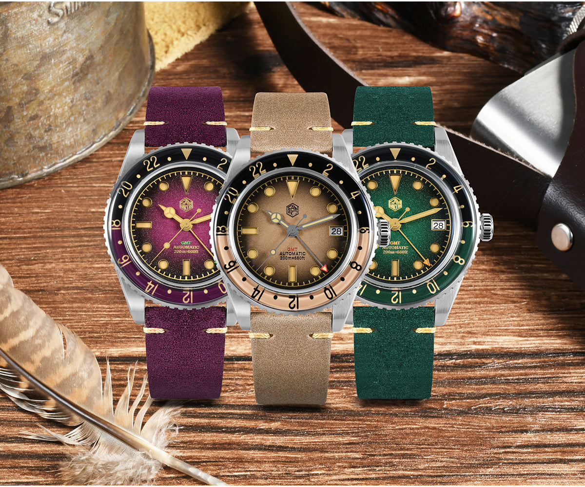 San Martin 40mm Retro NH34 GMT Watch SN0134