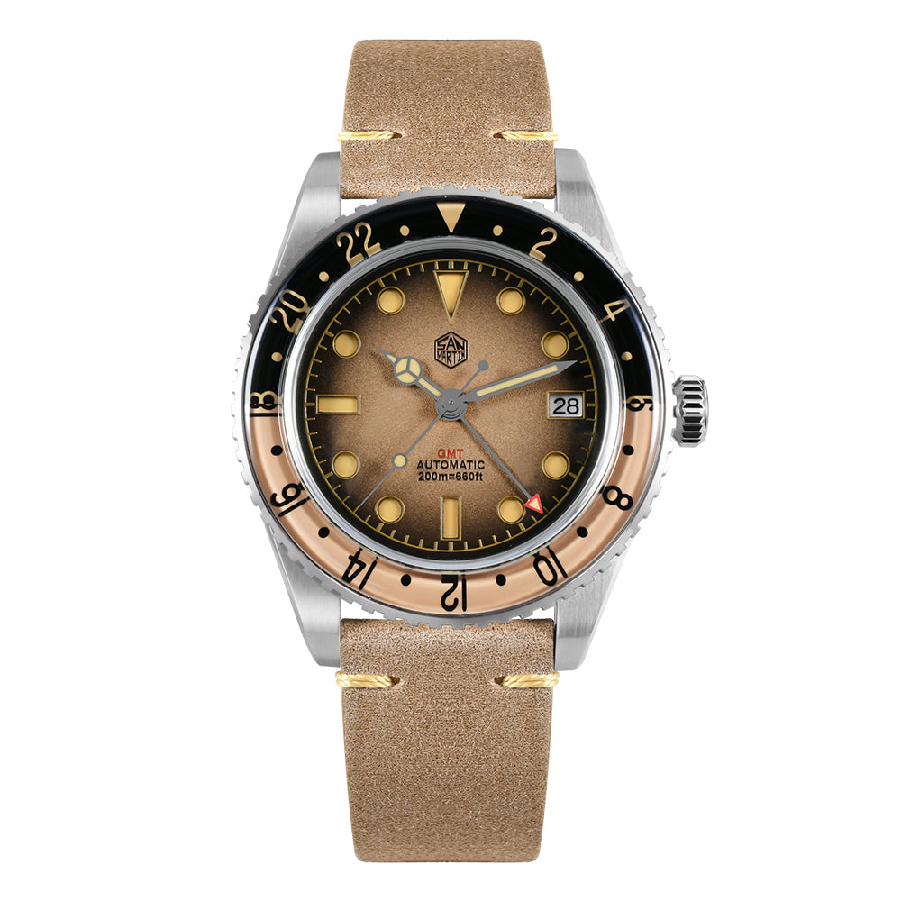 San Martin 40mm Retro NH34 GMT Watch SN0134