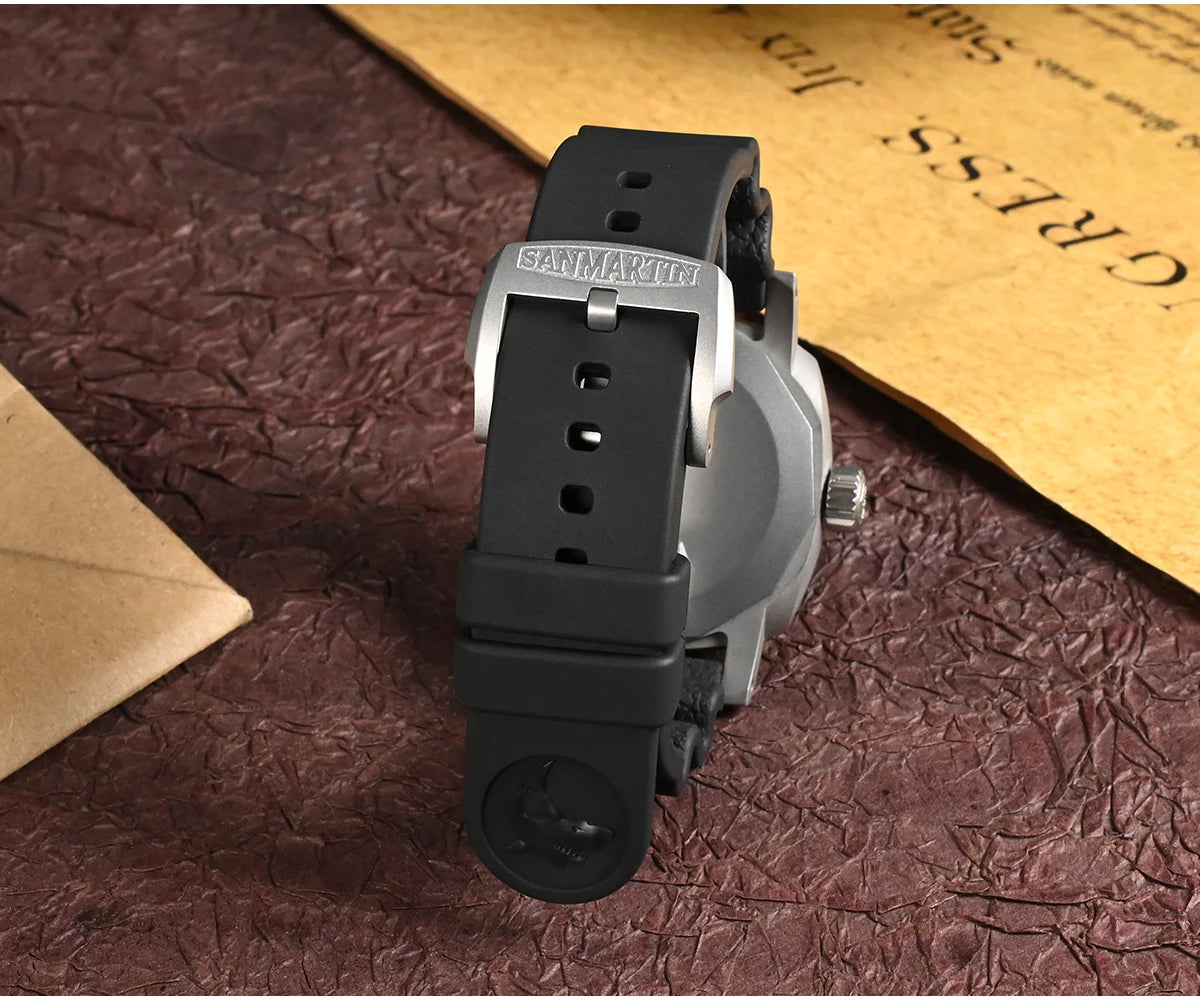 San Martin 42mm NH35 Titanium Diver Watch SN0125T