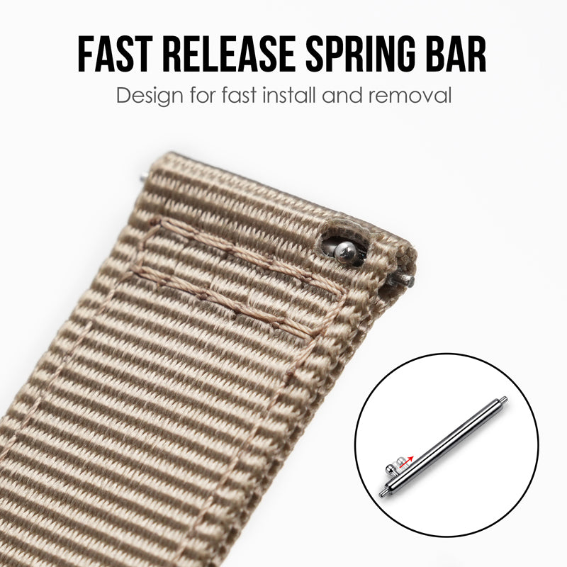 Tactical Nylon Watch strap Band Strap 20mm/22mm