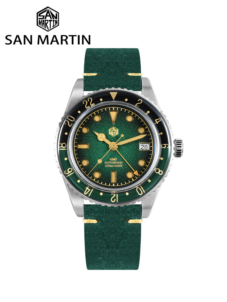 San Martin 40mm Retro NH34 GMT Watch SN0134