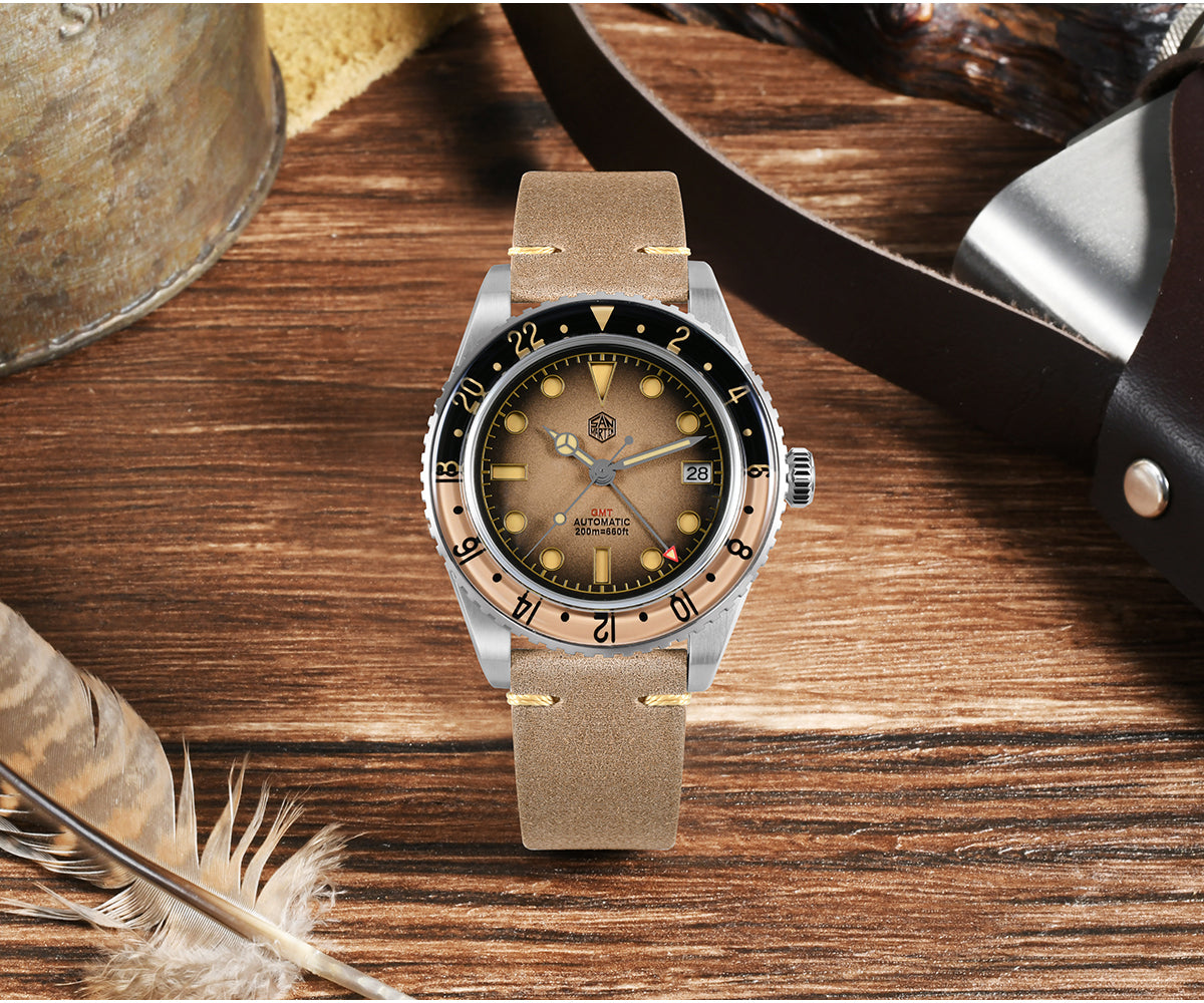 San Martin 40mm Retro NH34 GMT Watch SN0134