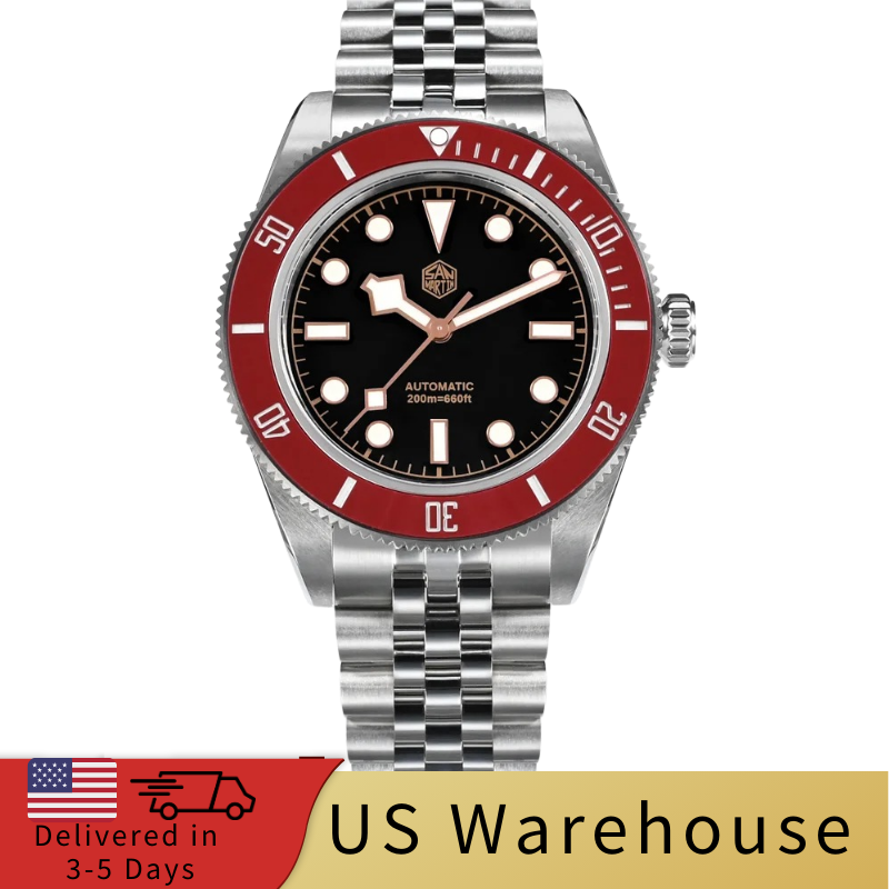 ★US Warehouse★San Martin 40mm BB58 Automatic Watcth SN0128