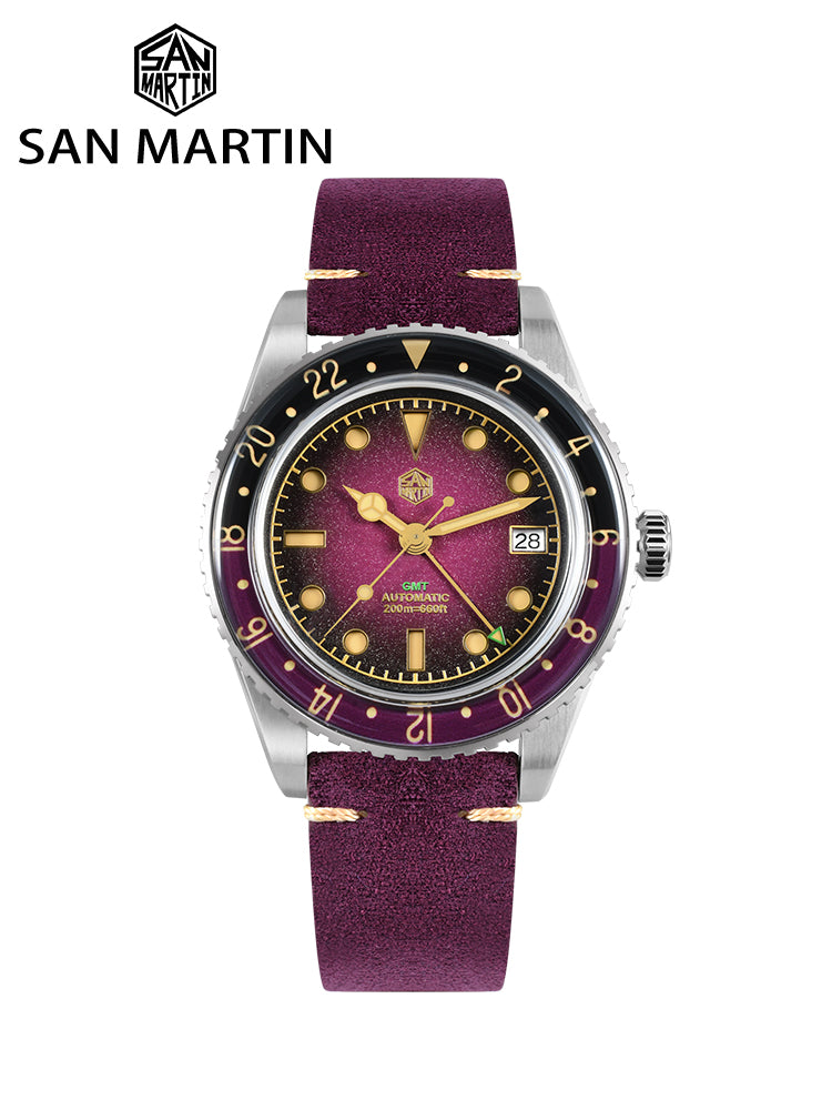 San Martin 40mm Retro NH34 GMT Watch SN0134