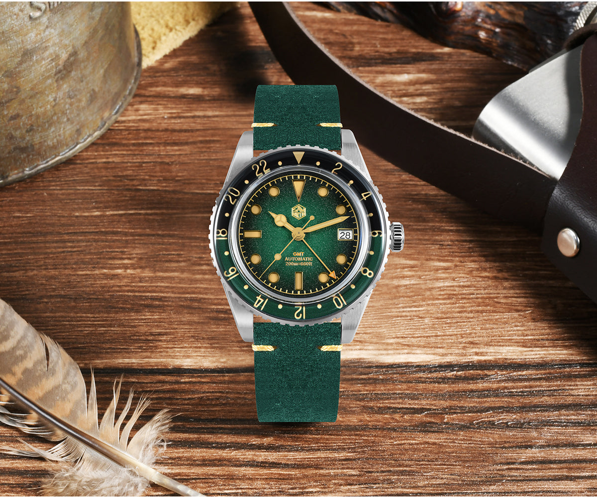 San Martin 40mm Retro NH34 GMT Watch SN0134