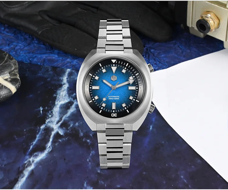 San Martin 42mm Compressor Diver Watch SN0066