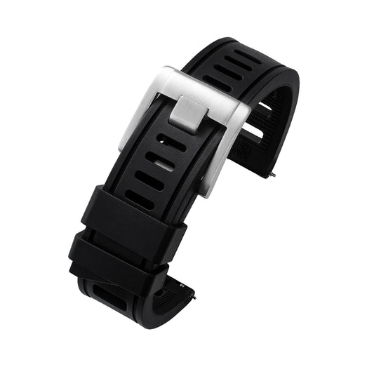 FKM Premium Grade Rubber Dive Watchband Strap WDSFKM01