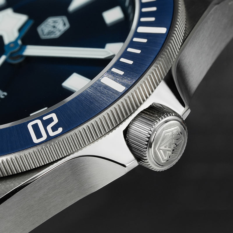 San Martin Titanium 39mm Sunray Dial Dive Watch SN0121T