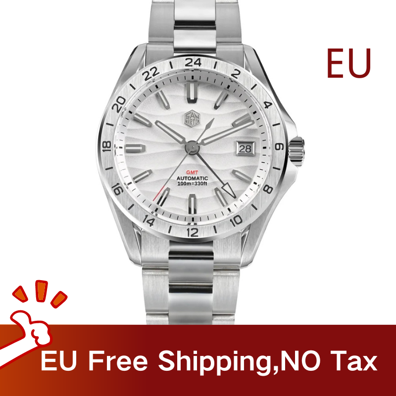 ☆EU warehouse☆San Martin NH34 39mm GMT Watch SN0129 – San