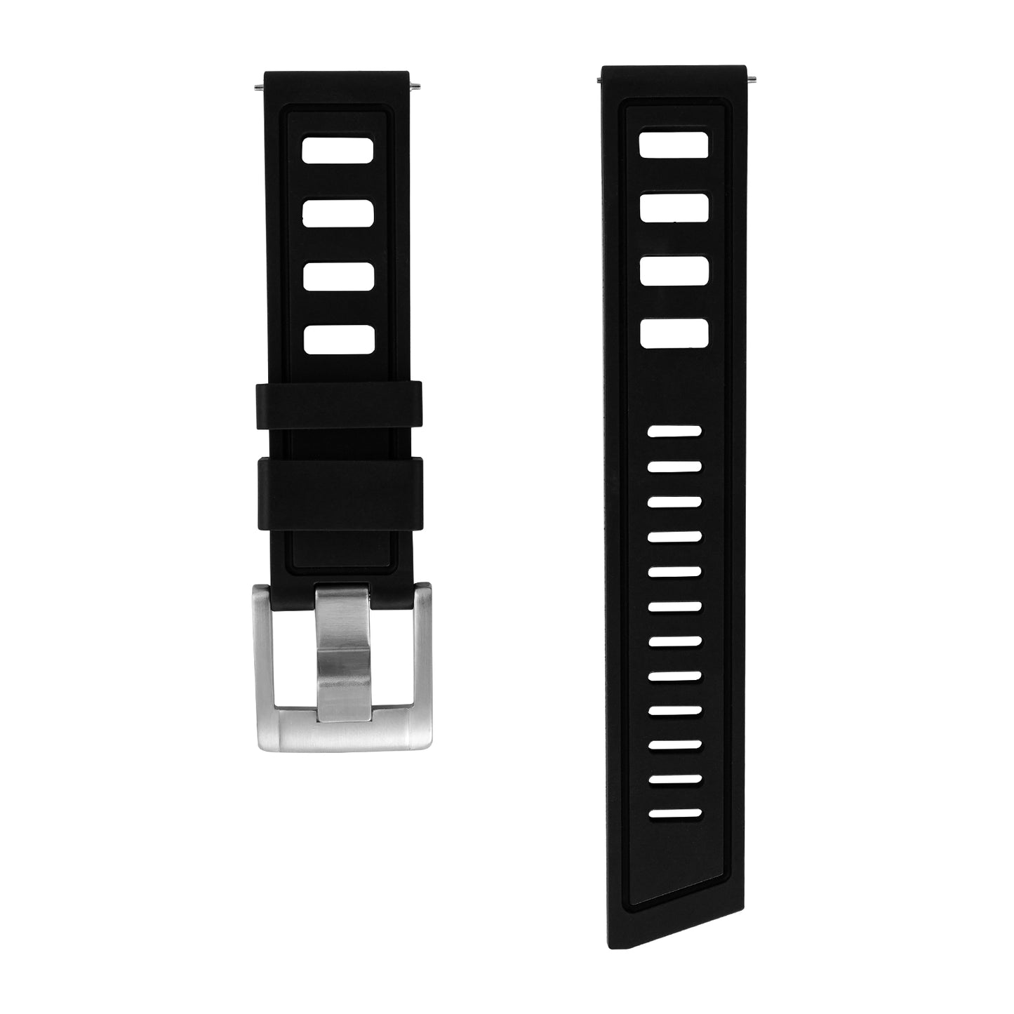 FKM Premium Grade Rubber Dive Watchband Strap WDSFKM01