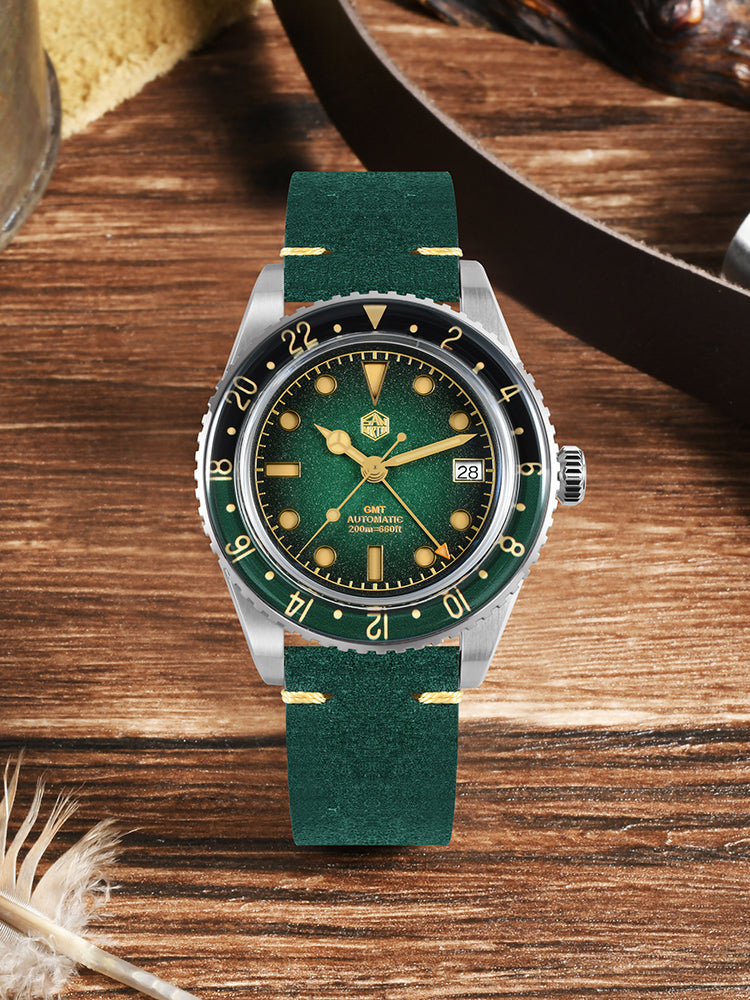 San Martin 40mm Retro NH34 GMT Watch SN0134