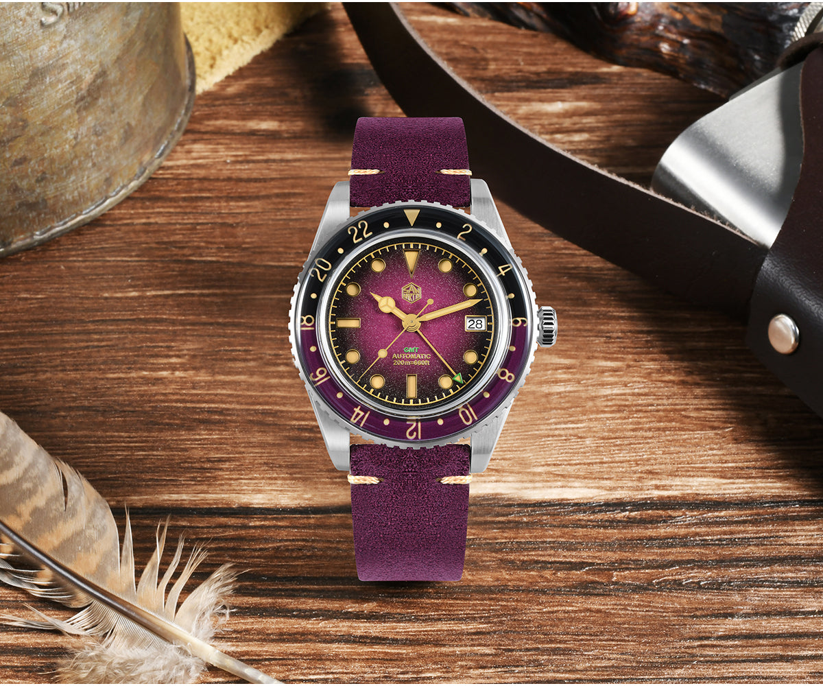 San Martin 40mm Retro NH34 GMT Watch SN0134