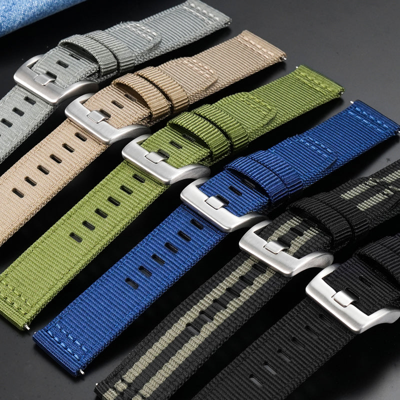Tactical Nylon Watch strap Band Strap 20mm/22mm