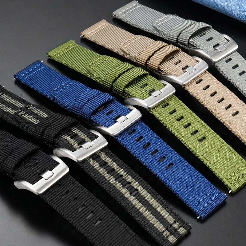 Tactical Nylon Watch strap Band Strap 20mm/22mm
