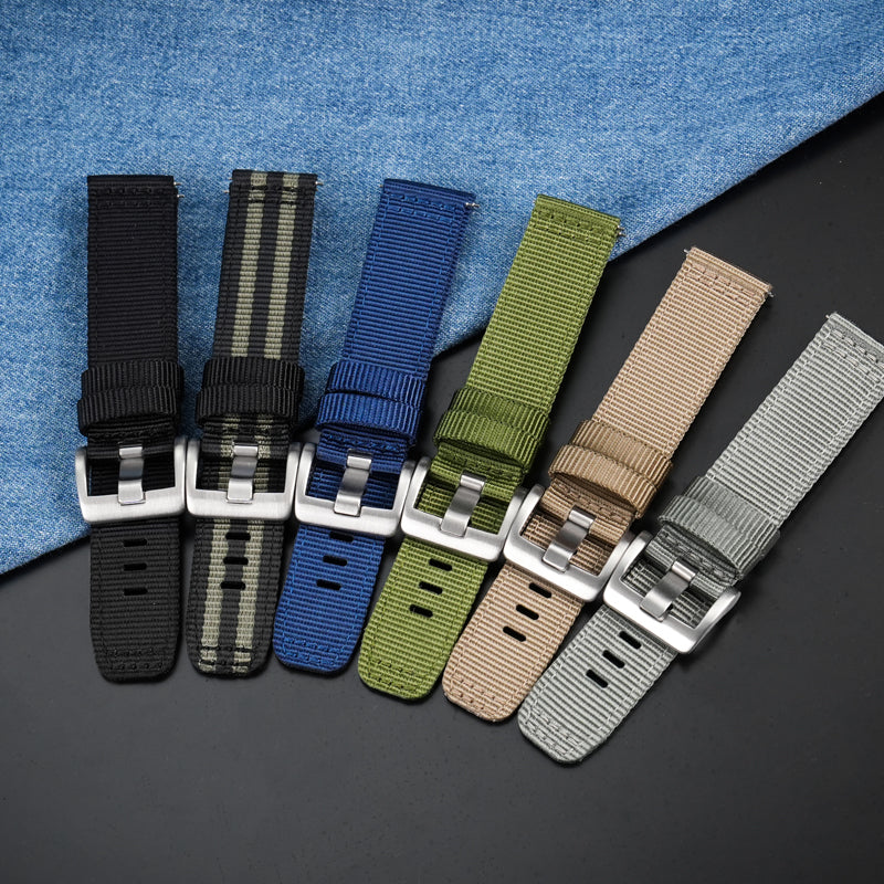 Tactical Nylon Watch strap Band Strap 20mm/22mm