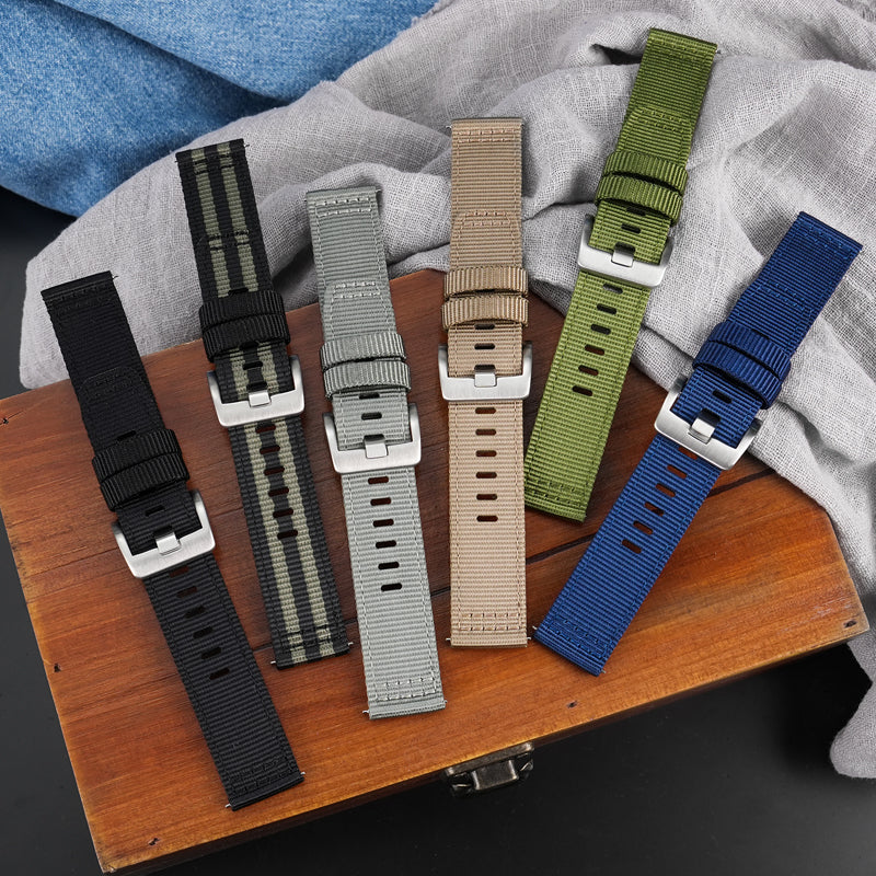 Tactical Nylon Watch strap Band Strap 20mm/22mm