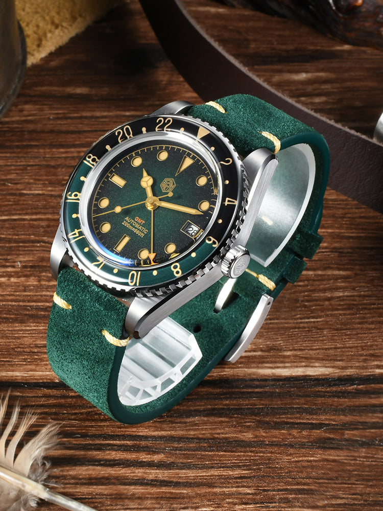 San Martin 40mm Retro NH34 GMT Watch SN0134