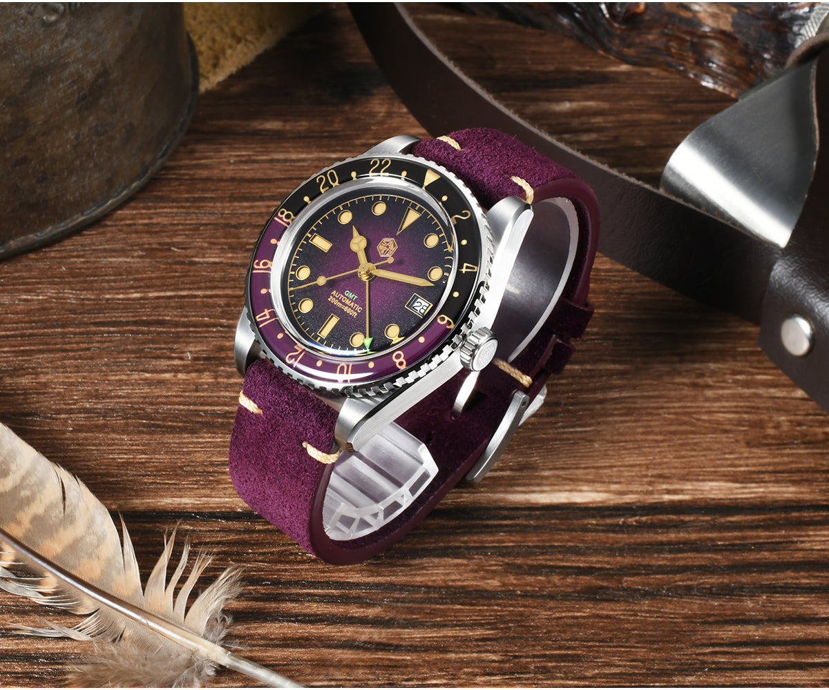 San Martin 40mm Retro NH34 GMT Watch SN0134