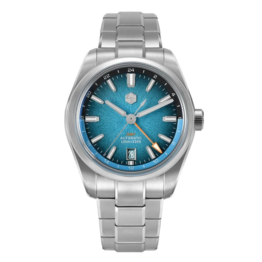 San Martin Miyota 9075 GMT 39mm Watch SN0144