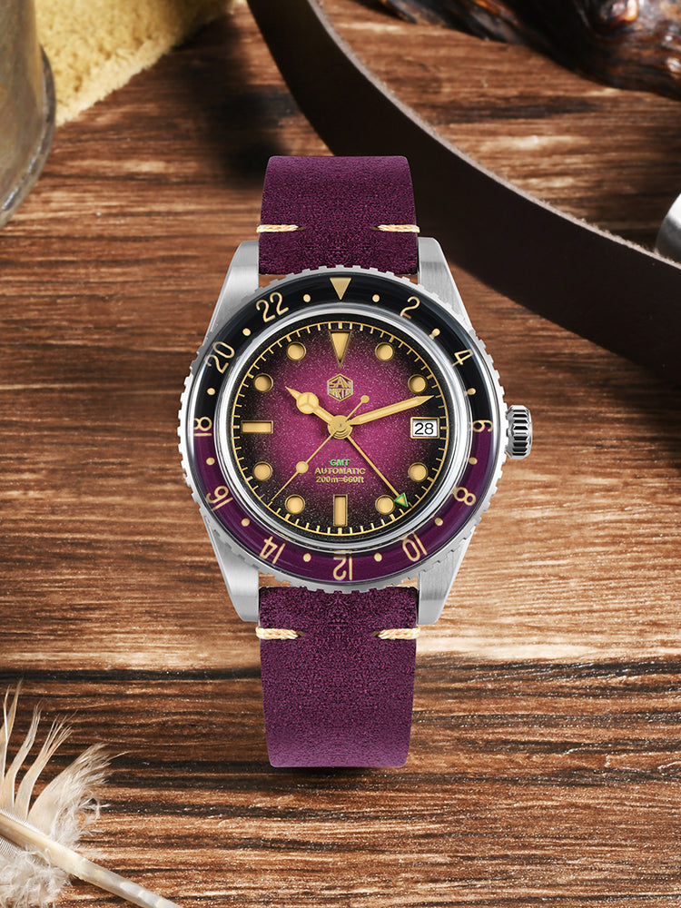 San Martin 40mm Retro NH34 GMT Watch SN0134