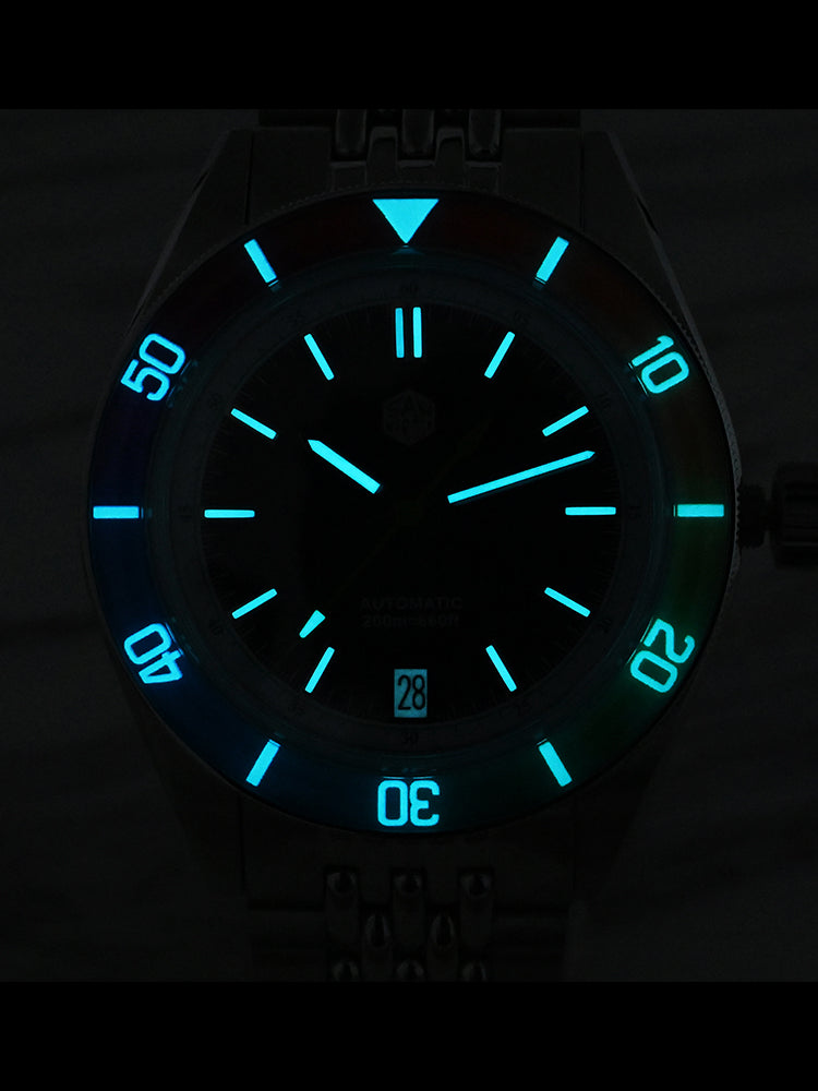 San Martin 39.5mm Rainbow bezel Summer Dive Watches SN0116