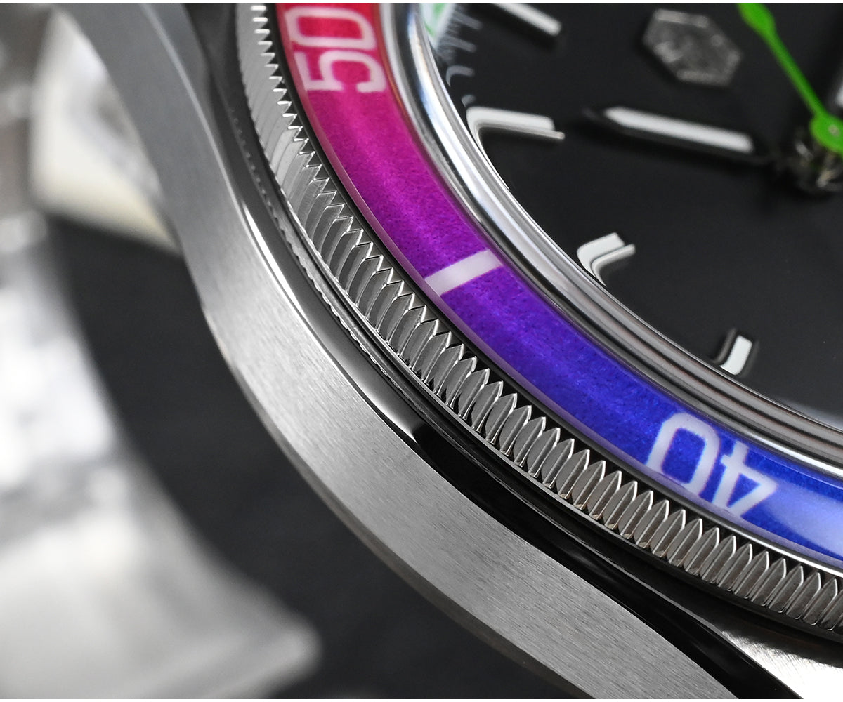 San Martin 39.5mm Rainbow bezel Summer Dive Watches SN0116