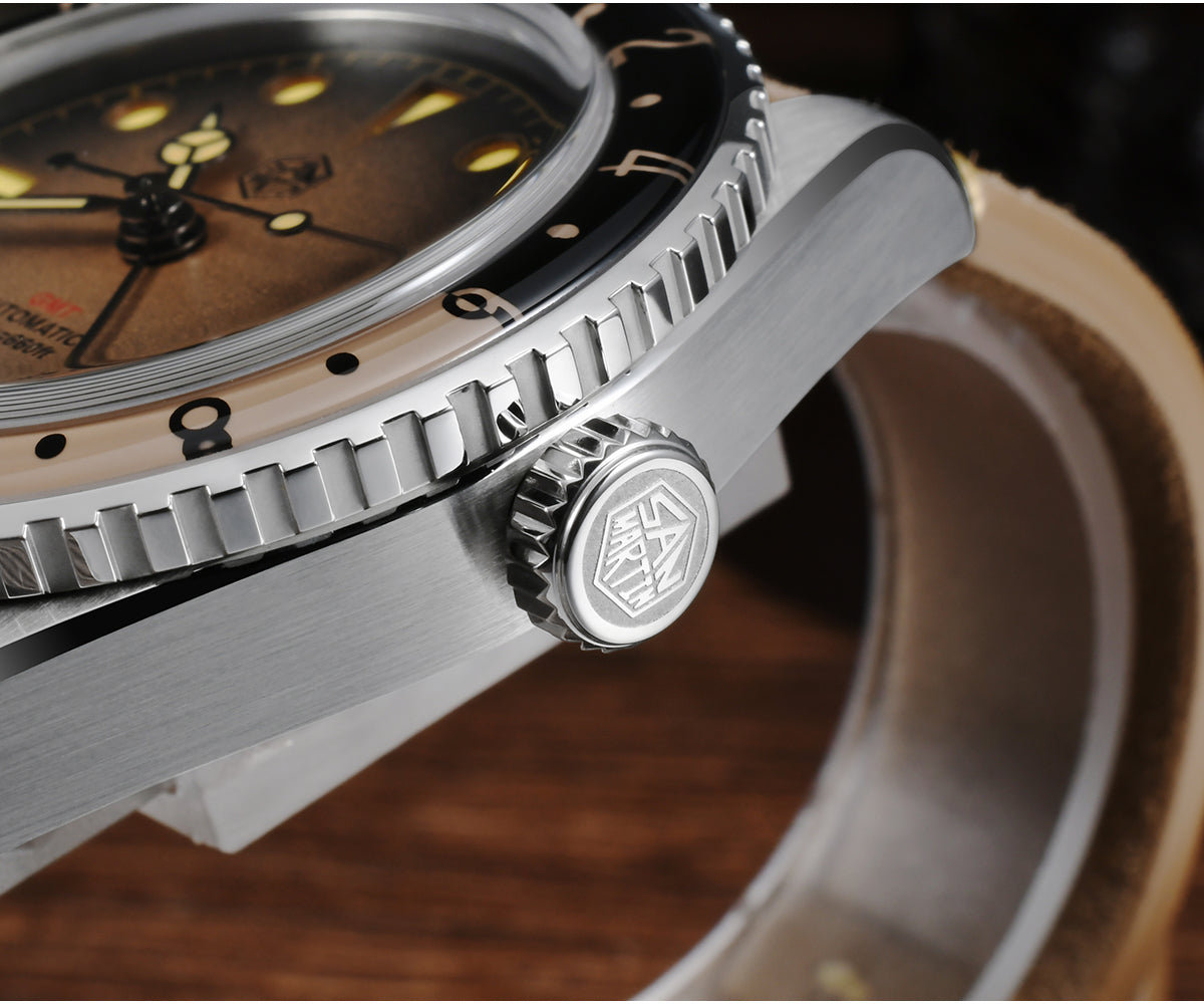 San Martin 40mm Retro NH34 GMT Watch SN0134