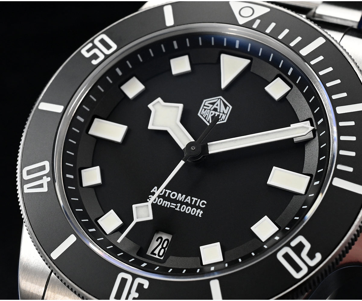 Watchdives x San Martin Classic 39mm Automatic Dive Watch SN0121G