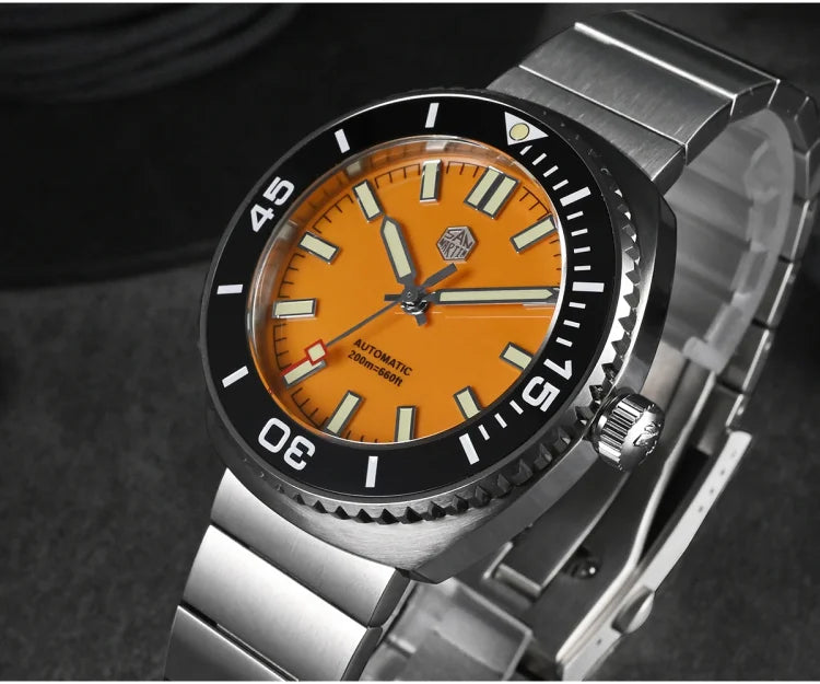 San Martin 40.5mm Men Watches Retro Dive Watch SN045